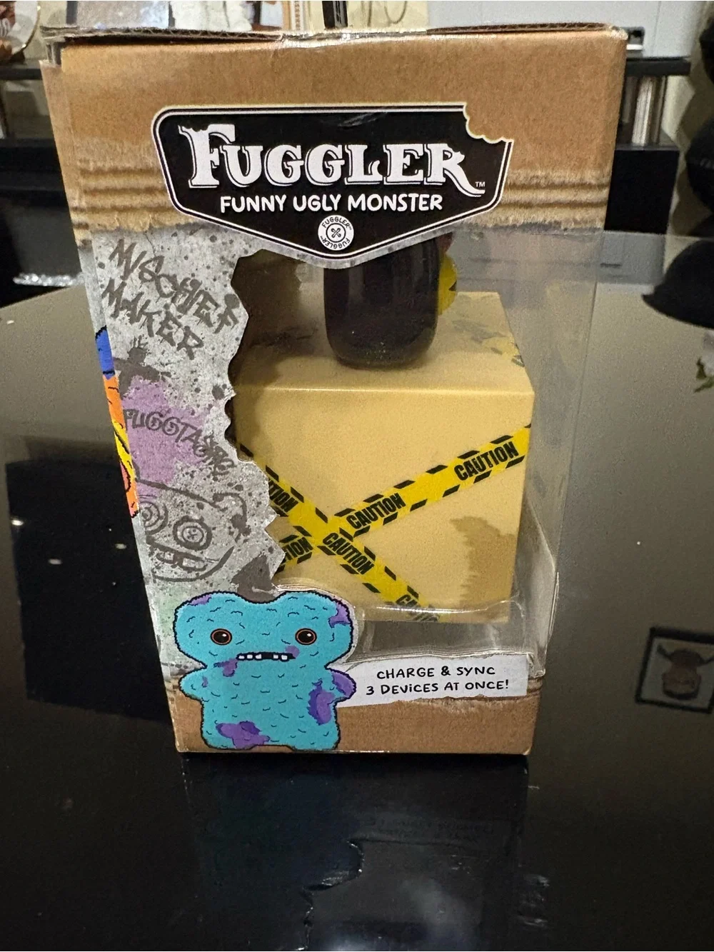 Fuggler Annoyed Alien Yellow 3-Port USB Hub